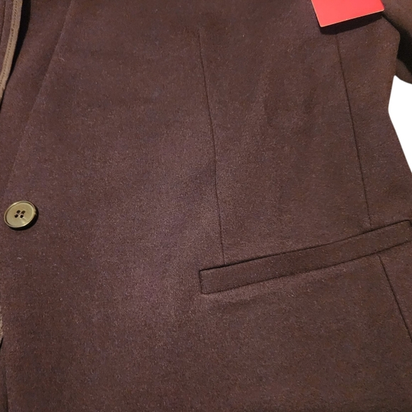 Women’s Large Spanx The Perfect Collarless Black Blazer - Picture 3 of 4